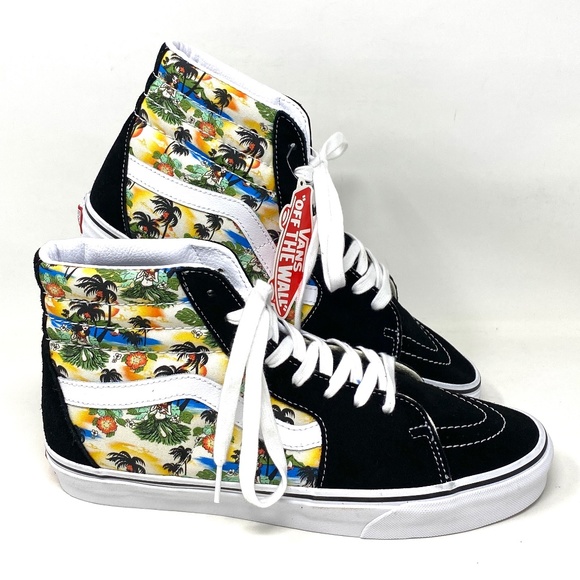 Vans Other - 💖MEGA SALE💖VANS SK8-HI Aloha Black Men’s High  Suede Canvas  SB  VN0A5HXV6WC